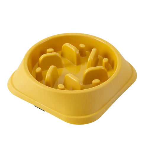 Anti-Choking Slow Feeder Dog Bowl - Non-Slip Plastic Maze Bowl