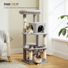 Petepela 5-Level Cat Tree Tower with Hammock and Condo