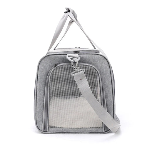 Collapsible Soft-Sided Pet Carrier for Cats and Dogs up to 15lbs