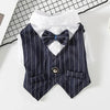 English Style Gentleman Dog Dress Puppy Suit with Tie for Formal Occasions Four Seasons Wedding Pet Photo Teddy Clothes