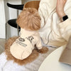 Letter Print Dog Hoodie