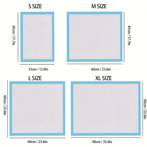 A Pet Pee Pad for Small Pets Like Rabbits, Hamsters, and Guinea Pigs, Disposable Absorbent Deodorizing Thickened Pad
