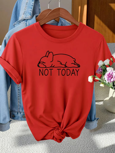 French Bulldog Print T-shirt Women's Harajuku Short Sleeve Casual Women's T-shirt Clothing Street Tops Tees Aesthetic Clothes
