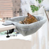 Cat Desk Bed One-Click Folding Sunken Design Space-Saving Semi-Circular Cat Desk Hammock Perch For Home Office Indoor Cats