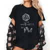 Adventurers Fight Againsts Dragon Print Cotton T-shirt Women Men Summer Casual Short Sleeve Round Neck Top Numerical Formula Tee