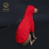 Colorful Dog Hoodie with Pocket & Leather Patch — Cozy Pet Hoodie
