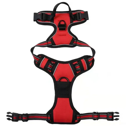 YOUSE Reflective Nylon Dog Harness - Adjustable Breathable Vest