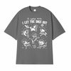 It Was Me I Let Dogs Out Retro Graphic T Shirt Funny Dog in Space Humor Tee Shirt Men Women's Summer High Quality Casual T-shirt
