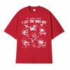 It Was Me I Let Dogs Out Retro Graphic T Shirt Funny Dog in Space Humor Tee Shirt Men Women's Summer High Quality Casual T-shirt
