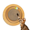 Double-Sided Corrugated Cat Scratching Board - Brown Cardboard Toy