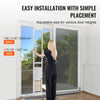 SucceBuy Sliding Glass Pet Door - Adjustable 76-81 Aluminum Frame