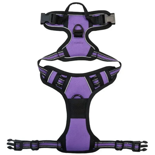 YOUSE Reflective Nylon Dog Harness - Adjustable Breathable Vest