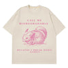 Chinchilla Funny Meme T Shirt Men Women Aesthetic Trend T-shirts Summer Short-sleeved Loose Casual Cotton Harajuku T-shirts