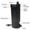 Aquarium Filter 5W Low Water Level Reptile Filter Suspended Waterfall Plastic Cleaning Water Pump Water Circulation Turtle