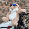 Large Angry Rabbit Plush Toy - Kawaii Stuffed Animal Doll