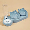 Pet Bowls With Water Feeder, 3 In 1 Water Bottle For Neck Protection