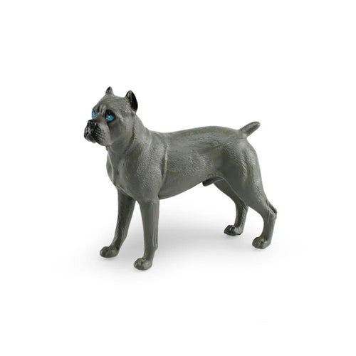 Labrador Rottweiler Puppy Dog Figurine Shepherd Dog Great Dane Dogs Animals Model Realistic Hand Painted Simulation Dog Statue