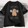 Capybara Gym T-Shirt Women Sports Tee Workout Fitness T Shirt Top Unisex Softstyle Women Tshirt Clothes Women Clothing