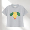 Boys Sun Flower T-shirts 2025 Summer Dog Tees for Kids Short-sleeve Girls Tops Cotton Children Shirts Baby Boys T Shirt