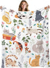Guinea Pig Blanket, Soft Flannel Guinea Pig Gifts for Kids, Cute Capybara Blanket for Women, Birthday Gift Blanket for Kids,