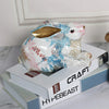 Shunmaii Lifelike Resin Rabbit Statue - Easter Bunny Ornament