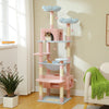 Pequlti 72 Multi-Level Cat Tree Tower with Condo & Hammock