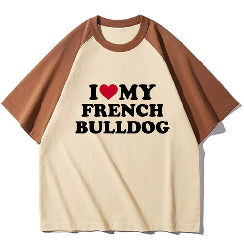 French Bulldog tshirt women modern style tshirt female graphic clothes