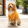 Pet Hoodies for Large Dogs Spring and Autumn Fleece Golden Retriever Sweatshirt with Hat and Zip Pocket  Pet Clothing
