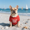 French Bulldog Dog Shirts Cotton Letters T-Shirt, Summer Clothes for Small Dogs, Soft Puppy Apparel Cat Tee, Breathable Stretchy