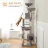 PAWZ Road Large Cat Tree Tower - 72 Multi-Level with Condo Grey