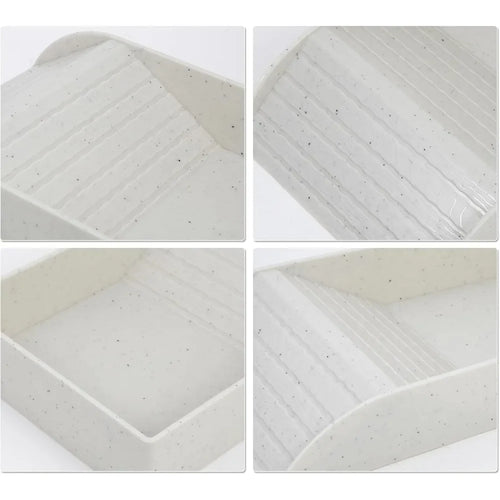 Reptile Bathing Pool Reptile Feeding Dish Water Bowl with Ramp Aquarium Ornament for Snake, Turtle, Bearded Dragon, Lizard Bath