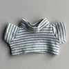 Guinea Pig Clothes Striped Small Pets T-shirt Soft Breathable Elastic Shirt for 5.9-inch Hamster Chinchilla Anti-shedding Outfit