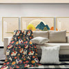 Ultra-Soft Guinea Pig Print Flannel Throw Blanket - Plush, Lightweight, Warm for Couch, Bedroom, Travel | All-Season Comfort, An