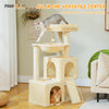 PAWZ Road Large Multi-Level Cat Tree with Condo and Hammock