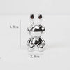 Rabbit Figurine Long-Eared Rabbit Statue Home Office Desktop Decoration Car Central Control Easter Bunny Art Ornaments