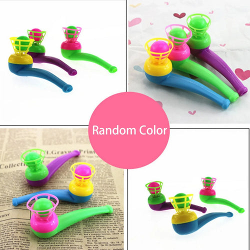Montessori Floating Blow Pipe Ball Toy - Educational Game