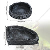 Reptile Feeding Water Bowl Realistic Stone Texture Safe Durable for Bearded Dragons Small Reptiles SYXZS03