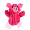 Corduroy Plush Animal Dog Toy: Choose Your Favorite Animal! Bite Resistant Squeaky Toys