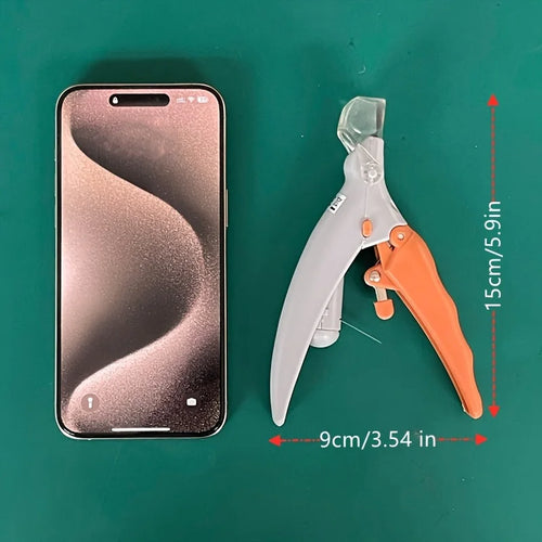 Pet Nail Clipper with LED Light and Nail Collector - Steel Blades
