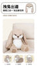 Large Angry Rabbit Plush Toy - Kawaii Stuffed Animal Doll