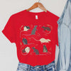 Rat T-Shirts Women Harajuku Animal Tops Summer Casual Fashion TShirts Vintage Paddy Print Women's Clothing Rat Female T-Shirts