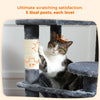 PAWZ Road Large Cat Tree Tower - 72 Multi-Level with Condo Grey