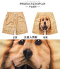 Golden Retriever Shorts Men's Beach Shorts Funny Printed Breathable Home Wear Outdoor Fashion Couple Dog Head Shorts Trendy