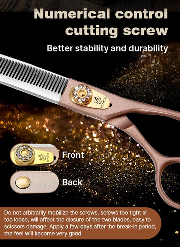 Fenice 7.5 Pet Grooming Thinning Scissors - JP440C Steel