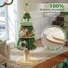 PAWZ Road Christmas Cat Tree Tower - 3 Condos Green/White 135cm