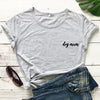 dog mum pocket tshirt cute women short sleeve dog mom tee shirt top