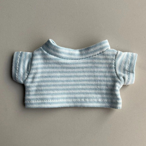 Guinea Pig Clothes Striped Small Pets T-shirt Soft Breathable Elastic Shirt for 5.9-inch Hamster Chinchilla Anti-shedding Outfit