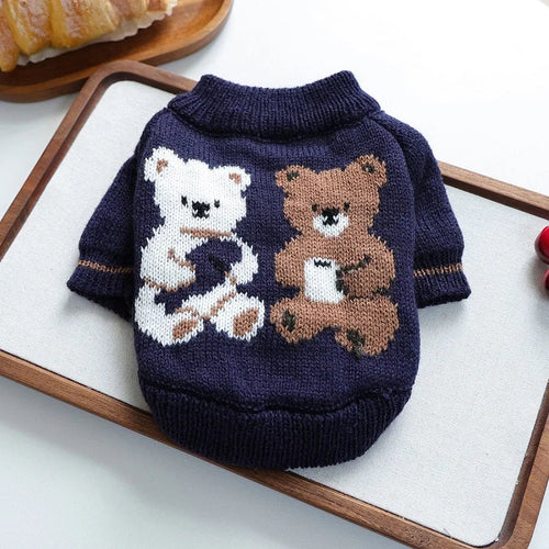 Bear Knit Dog Sweaters