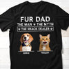 The Man The Myth The Snack Dealer Personalized Custom Photo Dog Cat Dad Shirt C649