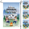 Making Memories One Campsite At A Time Personalized Custom Camping Garden Flag C724